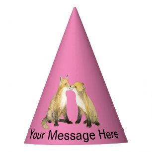 Baby Foxes party hat