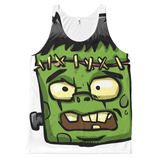 Baby frankenstein - baby frank - frank face All-Over print singlet