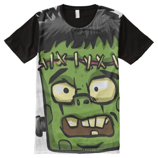 Baby frankenstein - baby frank - frank face All-Over print T-Shirt