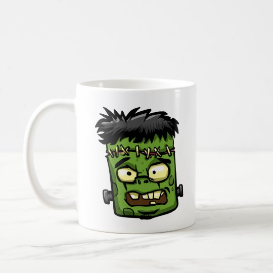 Baby frankenstein - baby frank - frank face coffee mug