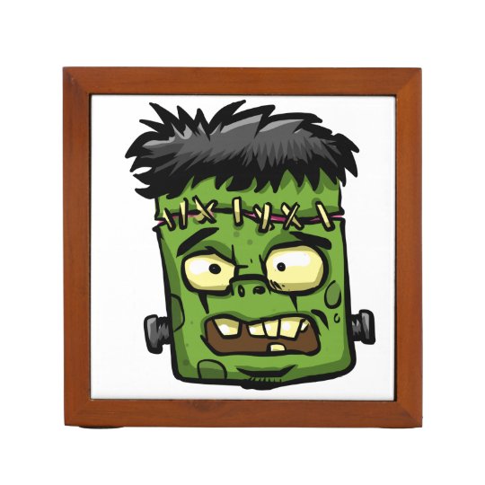 Baby frankenstein - baby frank - frank face desk organiser
