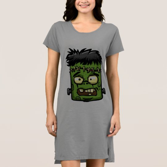 Baby frankenstein - baby frank - frank face dress