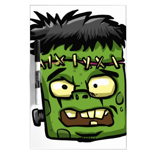 Baby frankenstein - baby frank - frank face dry erase board