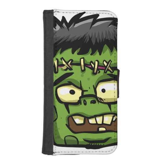 Baby frankenstein - baby frank - frank face iPhone SE/5/5s wallet case