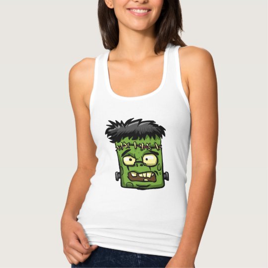 Baby frankenstein - baby frank - frank face singlet