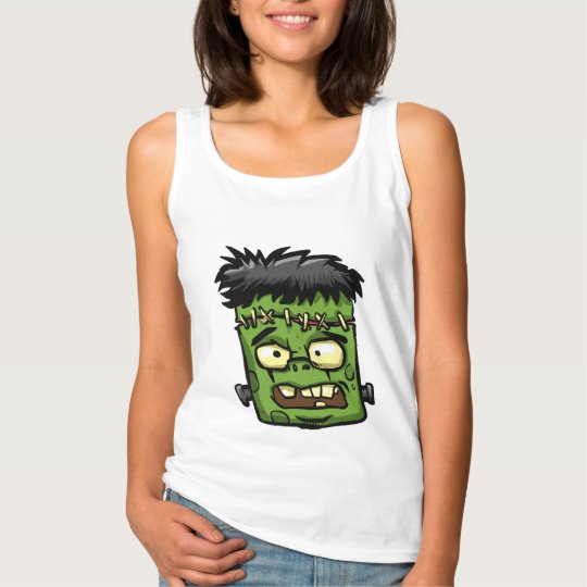 Baby frankenstein - baby frank - frank face singlet