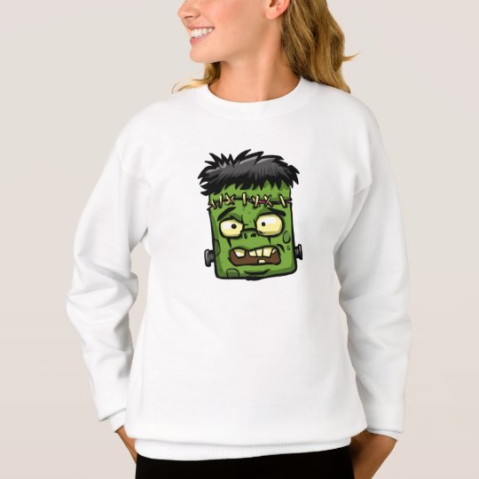 Baby frankenstein - baby frank - frank face sweatshirt