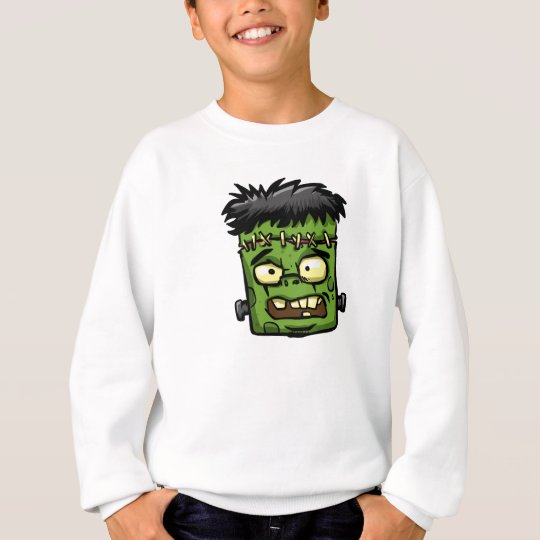 Baby frankenstein - baby frank - frank face sweatshirt