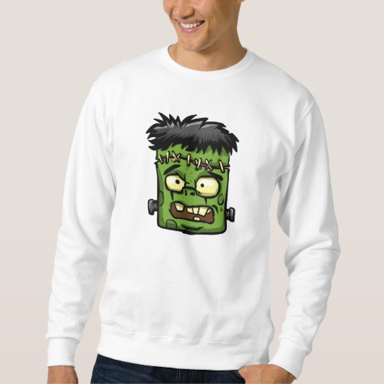 Baby frankenstein - baby frank - frank face sweatshirt