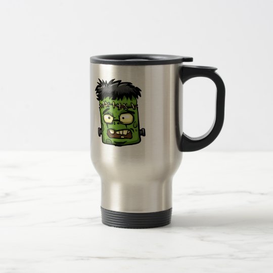 Baby frankenstein - baby frank - frank face travel mug