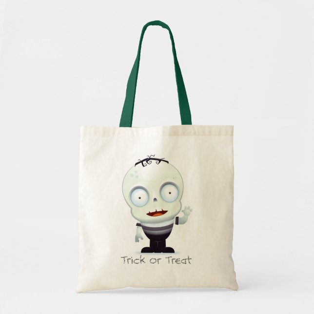 Baby Frankenstein Trick or Treat Bag (Front)