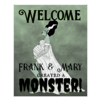 Baby Frankenstein Welcome