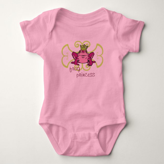 Baby Frog Princess Bodysuit (Front)