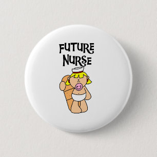 Baby Future Nurse 6 Cm Round Badge
