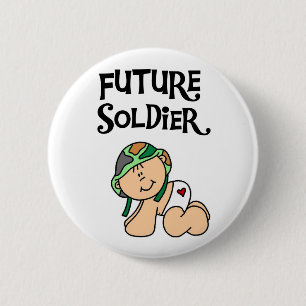 Baby Future Soldier 6 Cm Round Badge