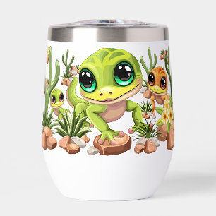 Baby Geckos Cute Cartoon Characters