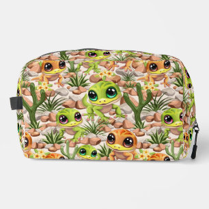 Baby Geckos Cute Cartoon Characters Dopp Kit
