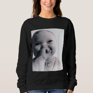 Baby gen z Meme ai Viral Giggling AI Laughing Sweatshirt