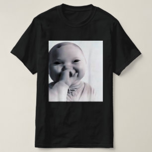 Baby gen z Meme ai Viral Giggling AI Laughing  T-Shirt