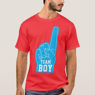 Baby Gender Reveal Announcement Party Team Boy Men T-Shirt
