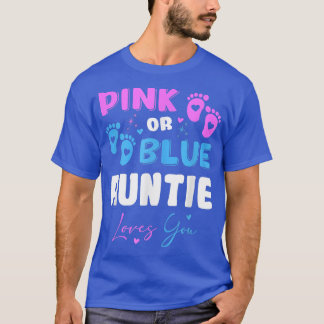 Baby Gender Reveal auntie  T-Shirt