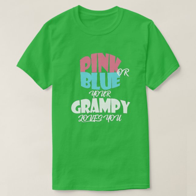 Baby Gender Reveal for GRAMPY  essentiel  T-Shirt (Design Front)