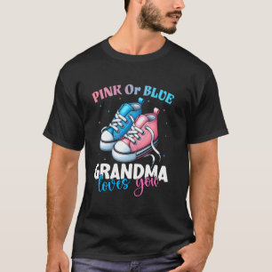 Baby Gender Reveal Grandma Baby Shower T-Shirt