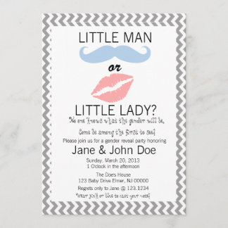Baby Gender Reveal Invitation