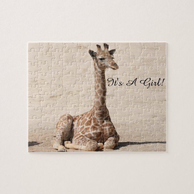Baby gender reveal  jigsaw puzzle gift Maternity (Horizontal)
