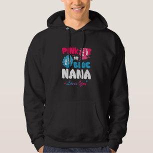 Baby Gender Reveal Nana Hoodie