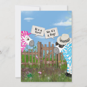 Baby Gender Reveal Party Invitation