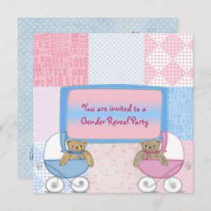 Baby Gender Reveal Party Invitation
