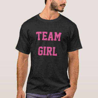 Baby Gender Reveal Party Shirt Team Girl