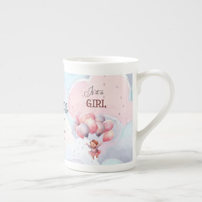 Baby Gender Reveal Speciality  Bone China Mug (Right)