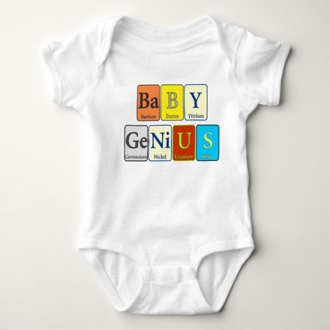 Baby Genius Design Baby Bodysuit (Front)