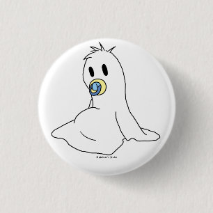 Baby Ghost 3 Cm Round Badge