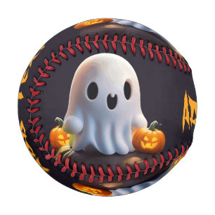 Baby Ghost Creepy Cute Halloween Character Baseball