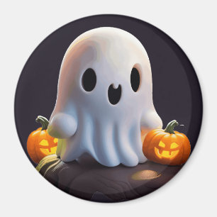 Baby Ghost Creepy Cute Halloween Character Magnet