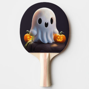 Baby Ghost Creepy Cute Halloween Character Ping Pong Paddle