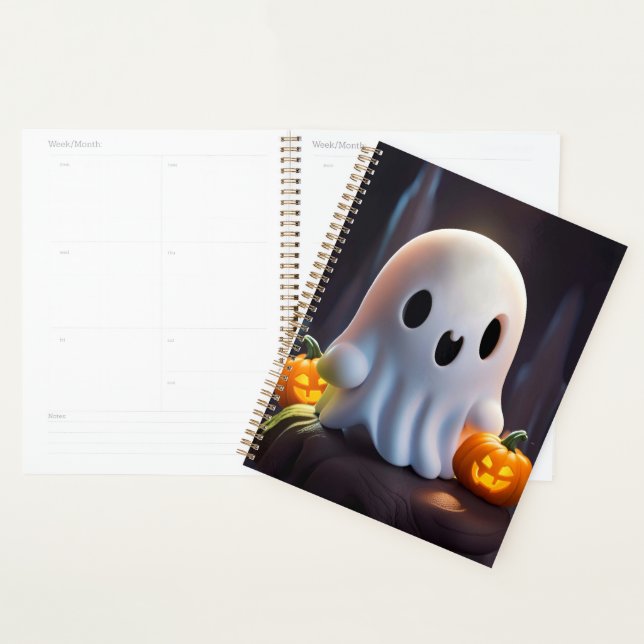Baby Ghost Creepy Cute Halloween Character Planner (Display)
