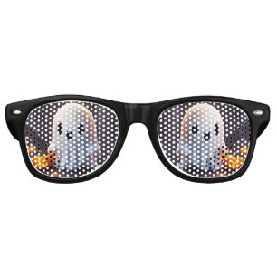 Baby Ghost Creepy Cute Halloween Character Retro Sunglasses