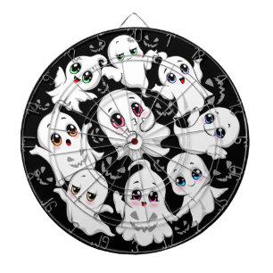 Baby Ghosts Spooky Cute Halloween Mood Dartboard