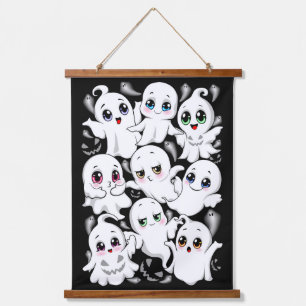 Baby Ghosts Spooky Cute Halloween Mood Hanging Tapestry