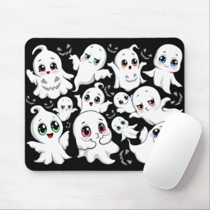 Baby Ghosts Spooky Cute Halloween Mood Mouse Pad