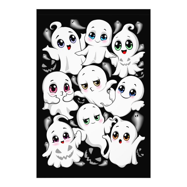 Baby Ghosts Spooky Cute Halloween Mood Photo Print (Front)