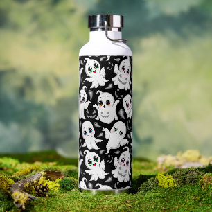 Baby Ghosts Spooky Cute Halloween Mood Water Bottle