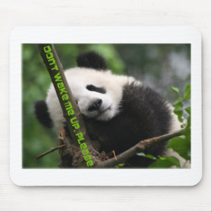 baby giant panda mouse pad