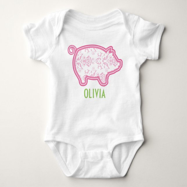 Baby Gift - Little Piglet Bodysuit (Front)