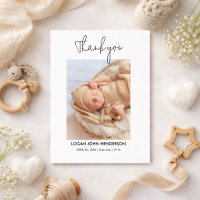 Baby Gift Shower Thank You 4 Photo Collage 