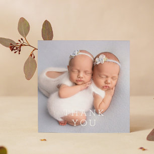 Baby Gift Thank You Twins Newborn Baby Shower